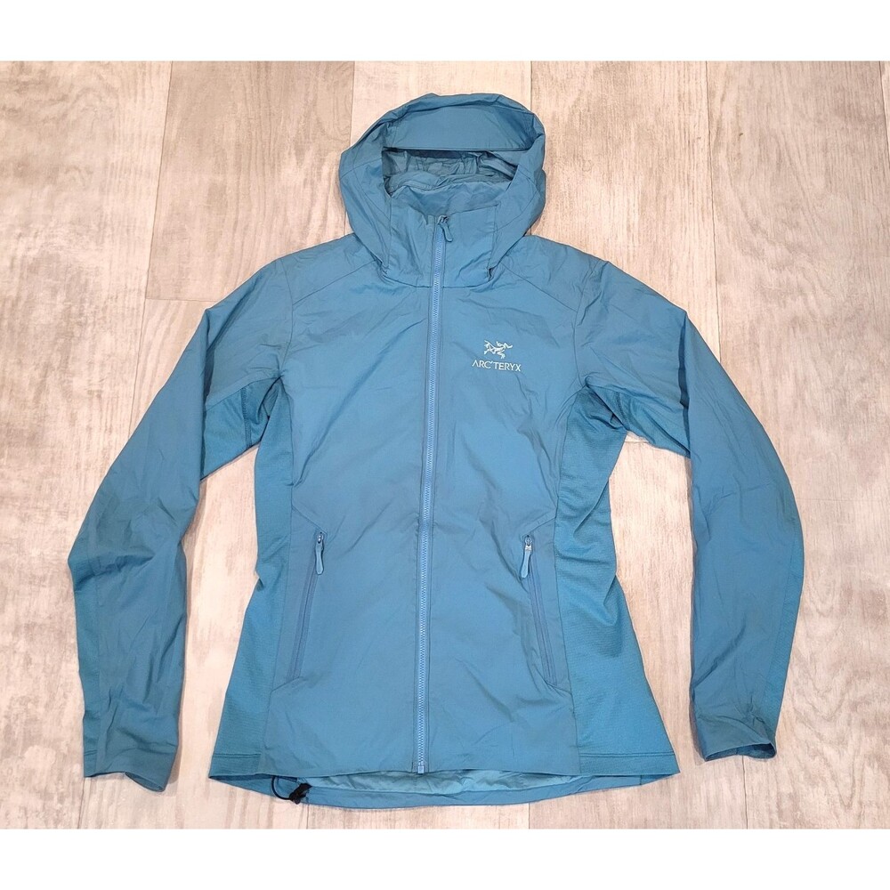 Arc'teryx Atom SL Hoody Jacket Womens S Blue Lightweight Outdoor Hiking Gorpcore